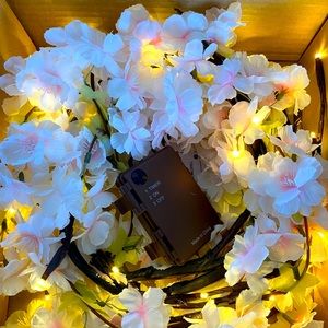 Plow and Hearth Cherry blossom Garland